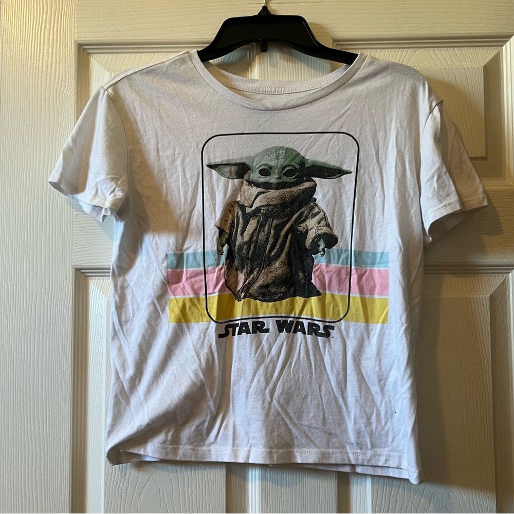 Star Wars, Grogu graphic cropped top